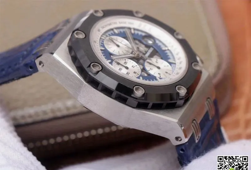 Audemars Piguet Royal Oak Offshore 26078PO.OO.D018CR.01 JF Factory 1:1 Best Edition Replica Watch Blue Strap